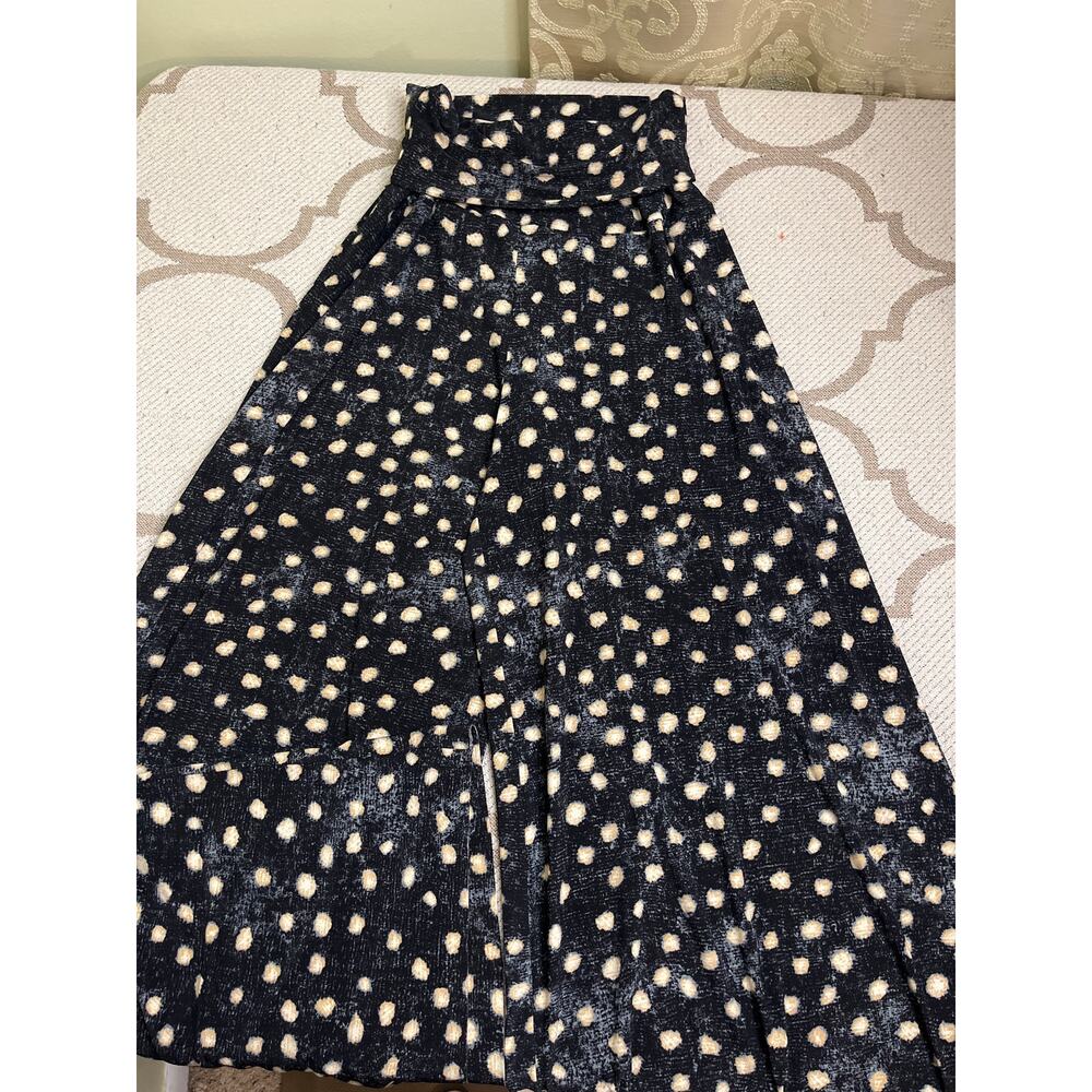 Norma Kamali High Waist Elephant stretch jersey pull on pants, size large/ 36 - Picture 12 of 12